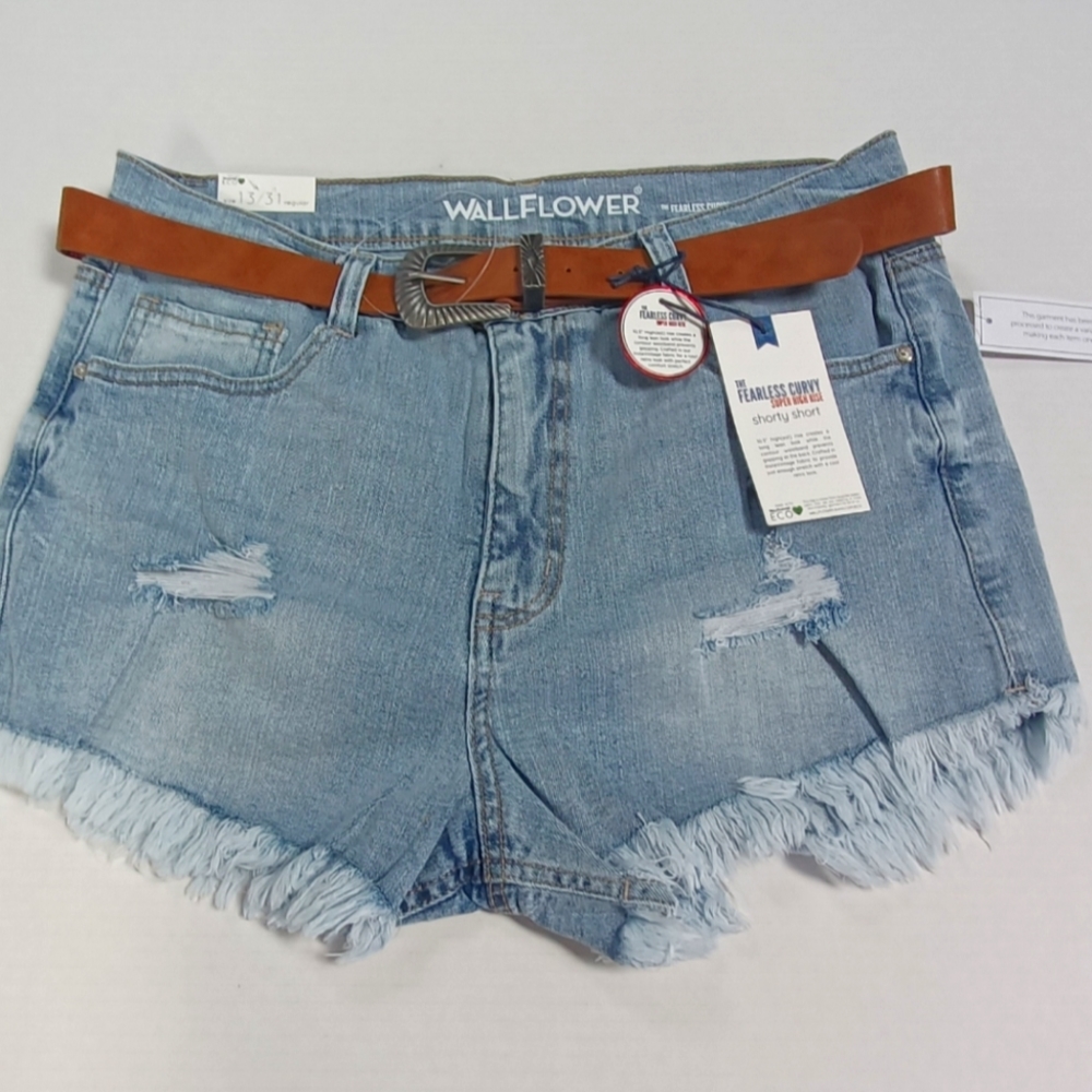 Wallflower shorty shorts size 13